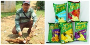 manioca chips indonesia
